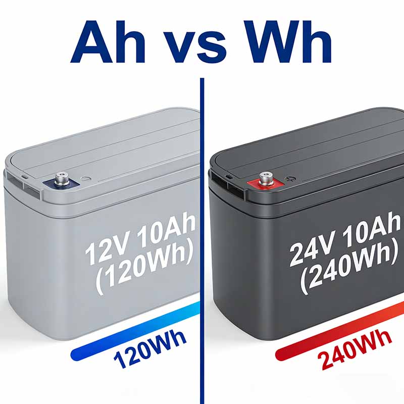 Ah vs Wh, Why Comparing Lithium Batteries by Ah Alone Can Be Misleading