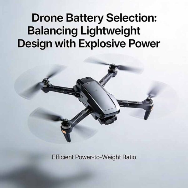 Drone Battery Selection Balancing Lightweight Design with Explosive Power