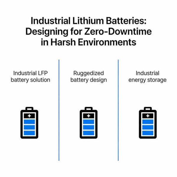 Industrial Lithium Batteries Designing for Zero-Downtime in Harsh Environments