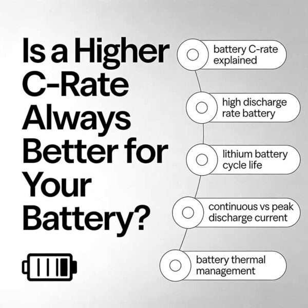 Is a Higher C-Rate Always Better for Your Battery