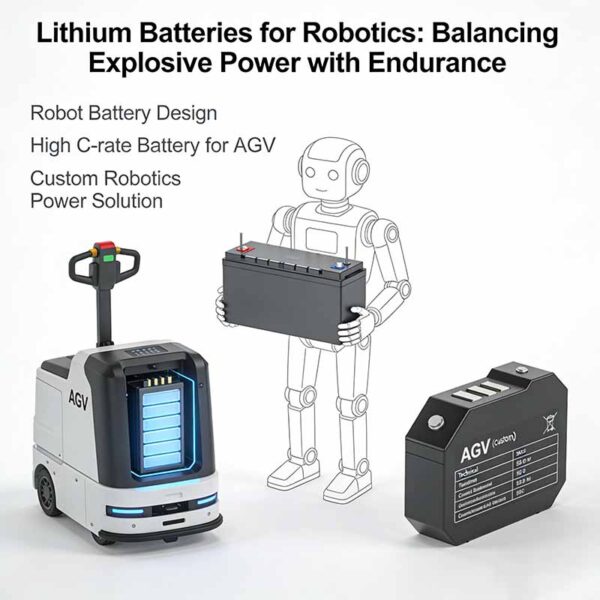 Lithium Batteries for Robotics Balancing Explosive Power with Endurance