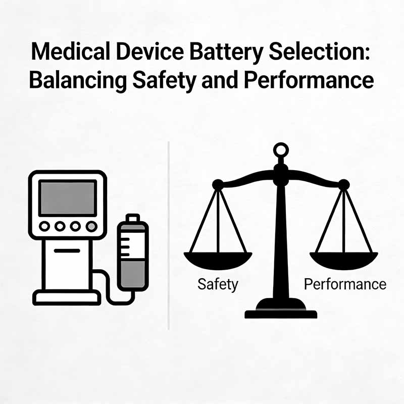Medical Device Battery Selection Balancing Safety and Performance