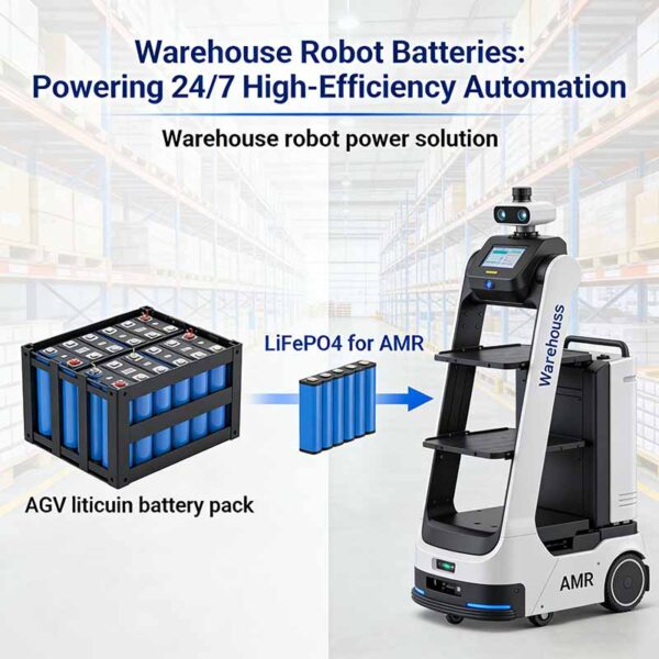Warehouse Robot Batteries Powering 247 High-Efficiency Automation