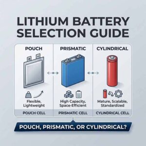 Lithium Battery Selection Guide Pouch, Prismatic, or Cylindrical
